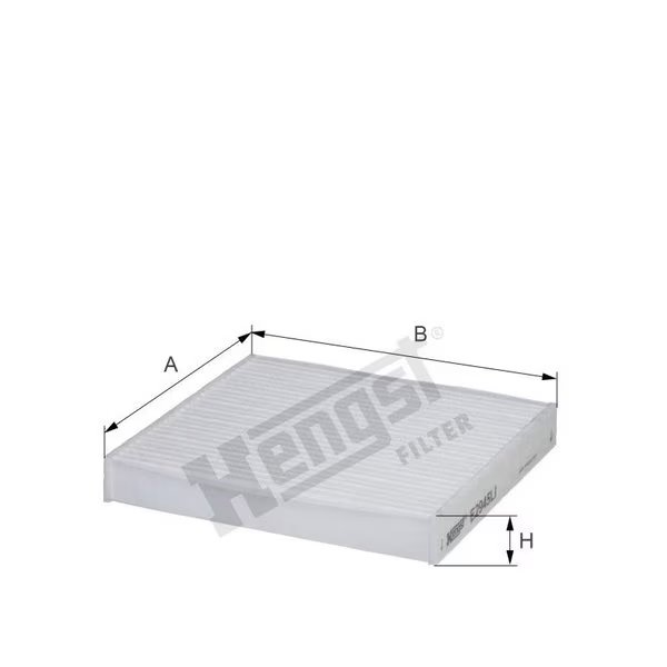 Cabin Filter, E2945LI, Hengst, Mfr#: E2945LI